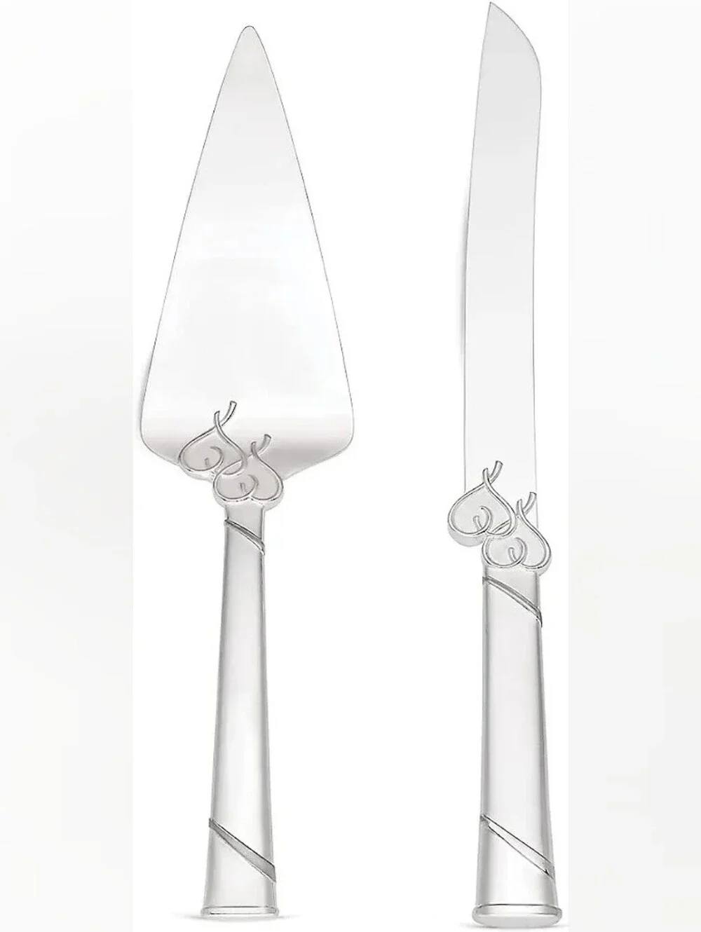 Lenox True Love 2-Piece Dessert Set  Silver  Regular  - 812615